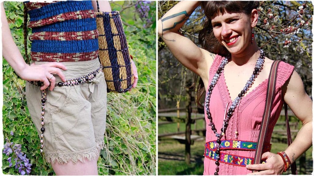 Halskette - Gürtel im Boho-Stil Wunderschöne Gürtelkette im Boho-Stil